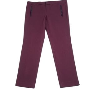Banana Republic Burgundy Cropped Pants